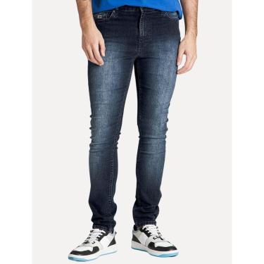 Imagem de Calça Tommy Jeans Masculina Skinny Simon Flag Escura-Masculino