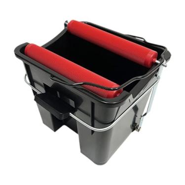 Imagem de Bothyi Balde de esfregão com pedal de 14L, balde de limpeza com espremedor de água, balde de esfregão prático para uso em barco, balde de limpeza