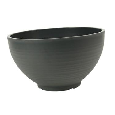 Imagem de Fenteer Vaso de Jardim, Vaso de Plantas Flutuante, Ornamento de Bonsai, Presente, Vaso Hidropônico, Vaso de Plantas Aquáticas para Escritório, Ambiente Extern, Cinza escuro