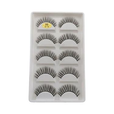 Imagem de Cílios Postiços Fluffy 3D De Mink, 5 Pares, Volume Natural, Cílios Lev