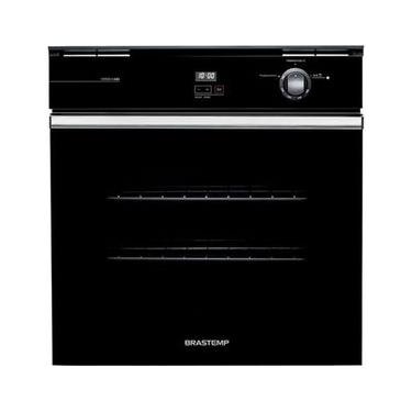 Imagem de Forno de Embutir a Gás Brastemp 78 Litros BOA84AE com Grill e Timer Touch Preto - 220V