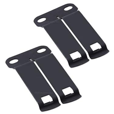 Imagem de [Pacote com 2] Clipes de cinto de engrenagem monobloco - (sem ferragens) - (cintos de 3,8 cm) - Dentro da cintura/IWB Acessório de montagem oculto com ajuste personalizado