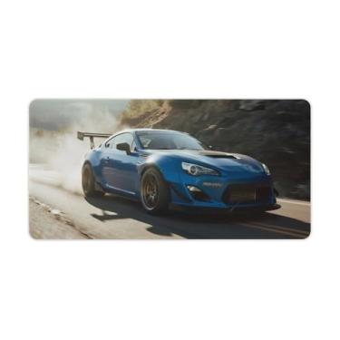 Imagem de HouLaiZhe JDM Tapetes de mesa de carro esportivo BRZ Mountain Racing Extreme Speed Gaming Mouse pads de mesa grandes para teclado de mesa tapete de computador 30 x 60 cm