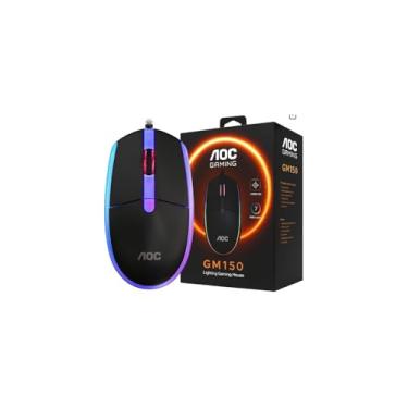 Imagem de Mouse Gamer com Fio 2000 DPI, 6 Botões Programáveis, LED RGB 7 Cores, Sensor Óptico, Preto, 10x3x5.5cm, USB, 1.5m Cabo