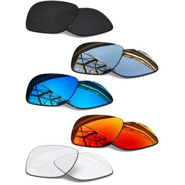 Imagem de SmartVLT Conjunto de 5 lentes de reposição masculinas para óculos de sol Oakley Big Taco pacote com S01