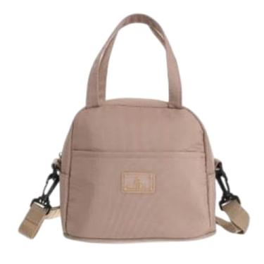 Imagem de Bolsa térmica para marmitas, alimentos quentes, frios e frutas, ideal para o trabalho academia e viagem(Bege)