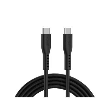 Imagem de Cabo Usb-C Para Usb-C Preto Silicone 1,5M Esc06Sbk Geonav