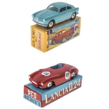 Imagem de OPO 10 - Set of 2 Cars Compatible with Alfa Romeo Giulietta + Lancia D24 1/48 Mercury Collection by Hachette LMA4
