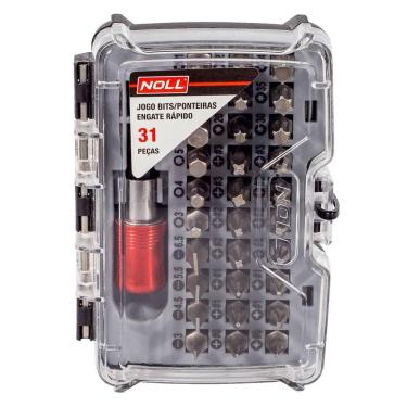 Imagem de Jogo De Bits Ponteira Engate Rápido 31 Peças  372,0003  Noll