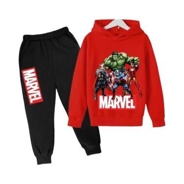 Imagem de Conjunto De Moletom Com Capuz Do Hulk Para Crianças, Suéter E Calças D