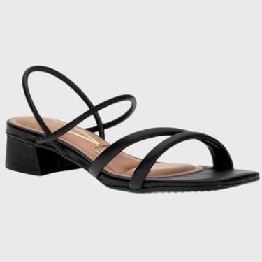 Imagem de Sandália Feminina Salto Baixo Bloco Tiras Vizzano 6454.108.18263-Feminino