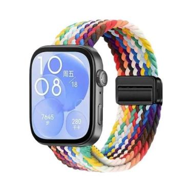 Imagem de Pulseira Magnética De Nylon Trançado Para Huawei Watch Fit 4 pro Fit 3