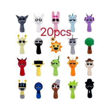 Imagem de Boneco De Pelúcia Infantil Sprunki Almofada De Desenho Animado Brinque