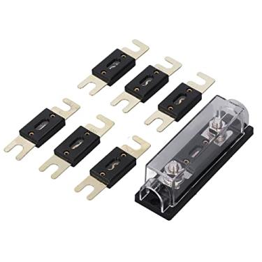 Imagem de Acouto Suporte Em Linha 250A 48V Com Tampa Banhada a Ouro e Transparente, Veículos Ideais e Aplicações Marítimas - Design à Prova d'água, Material e Ampla Compatibilidade para Carros, Trailers,