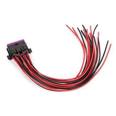 Imagem de Cryfokt Adaptador de Conector Macho Obd2 16 Pinos, Conveniente, Abertura de Cabo Fêmea, Material Abs Flexível, Ideal para Técnicos Automotivos