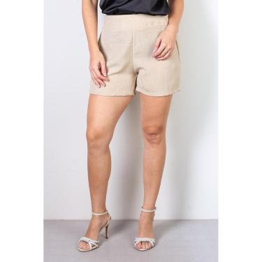 Imagem de Short Fluffy Alfaiataria com elástico Feminina-Feminino