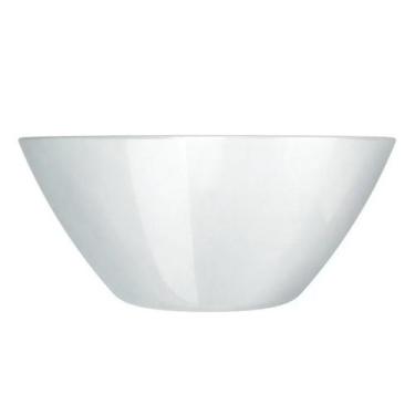 Imagem de Saladeira Bowl Tigela Opaline 840ml Vidro Branca Nadir - Nadir Figueir