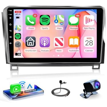 Imagem de Rimoody Rádio Automotivo 8 Núcleos 6G+128G Para Toyota Tundra 2007-2013, Android Estéreo Sequoia 2008-2018, Carplay Auto Mirror Link, Tela Sensível Ao Toque De 10,1'', Gps, Bluetooth, Wi-Fi, Fm, Câm