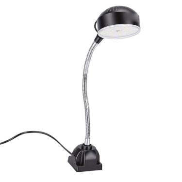Imagem de Asixxsix Luz de Máquina LED, Luz de Trabalho Flexível de Pescoço de Ganso de 15W 1500lm Com Base Magnética Quadrada, para Torno CNC Fresadora Furadeira Máquina de Costura de Bancada (plugue da ue)