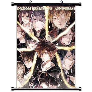 Imagem de Pintura de parede em tela Kingdom Hearts Sora Riku Anime