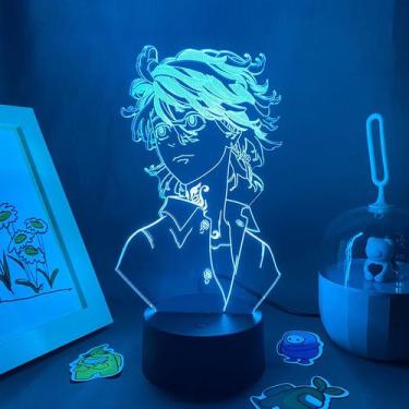 Imagem de Luz noturna LED 3D Hanemiyas Kazutoras Color Changing - Yiweisai