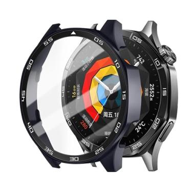 Imagem de BDNJN Capa PC para Huawei Watch GT4 5 cobertura total 46 mm capa protetora de tela para Huawei Watch GT5 Pro Watch Cases, GT4 46mm, Ágata