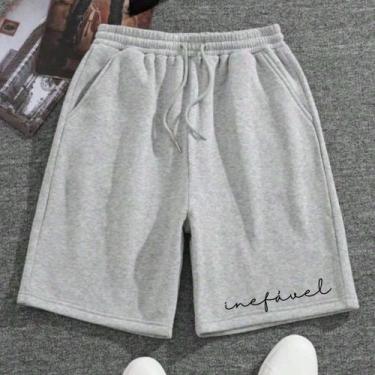 Imagem de Short Masculino Moletinho Inefável Inalcançável Modinha Look - Bliss, 