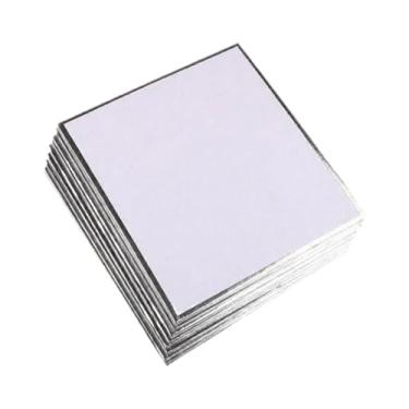 Imagem de Esquirla Conjunto de 10 Pranchetas Shikishi para Assinaturas, Materiais para Artesanato, Prancheta Quadrada para Desenhos à Mão, Cosplay, Convenções e Eventos, Prata, M