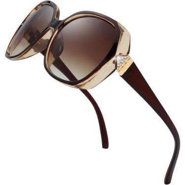 Imagem de Gafas de Sol The Fresh Para Mujer Oversized Estilo Jackie O Híbridas