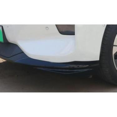 Imagem de Kit de carroceria de spoiler difusor de para-choque dianteiro para carro compatível com MONA MO3 protetor de para-choque acabamento de canto acessórios de carro Tunning (preto brilhante)