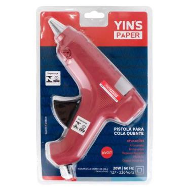 Imagem de Pistola de Cola Quente Preto e Vinho YP7023 - Yins, UNICA