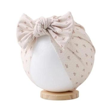 Imagem de Toucas Turbante Para Bebês Com Estampa De Flor, Coração, Margarida, Bo