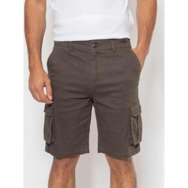 Imagem de Bermuda Confort Sarja Masculina Cargo Crocker - 50025-Masculino