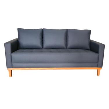 Imagem de Sofá  Catar Tecido Acquablock Pé Base Madeira  200cm - 4R Estofados, M