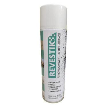 Imagem de Tinta Emborrachamento Spray Branco 400ml Revestik