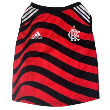 Imagem de Roupa Pet Cachorro Gato Time de Futebol Estampa FLA003 (G3, Personalizada)