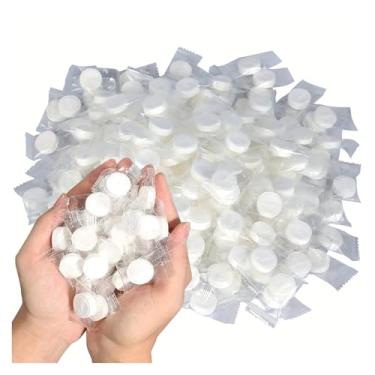 Imagem de 30 peças de toalha comprimida portátil descartável limpeza facial macia comprimida toalha de mão toalhetes de maquiagem não tecidos