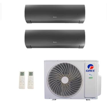 Imagem de Ar-Condicionado Multi Split Inverter Gree 24.000 (2x Evap HW 18.000) Quente/Frio 220V