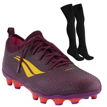 Imagem de Kit Chuteira Campo Penalty S11 Locker Ecoknit XXI-Masculino