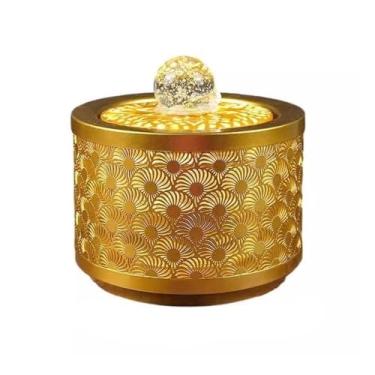 Imagem de x3anggyt5 Fonte de água interior desktop moderno ciclo doméstico corrente água Feng Shui ornamento de roda mini bola de cristal da sorte fontes de mesa