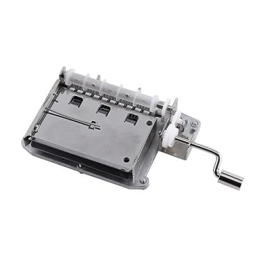 Imagem de Naroote Kit de Movimento de Caixa de Música Com Manivela Manual DIY de 30 Notas Com Perfurador e 3 Tiras para Criação de Melodia, Ideal para Entusiastas de Música e Artesãos