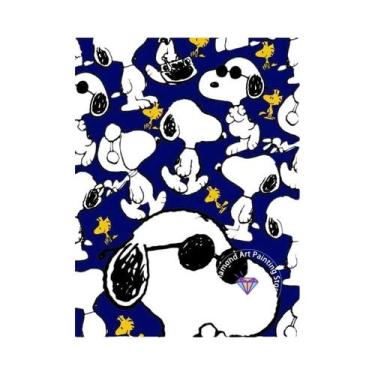 Imagem de Kit De Pintura Em Diamante Kawaii Do Snoopy, 5D DIY, Arte De Bordado E