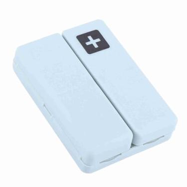 Imagem de Naroote Organizador Magnético Portátil para Comprimidos Com 7 Compartimentos para Viagens, Feito de PP de Qualidade Alimentar, Sem BPA, 10x7x2,5cm, Azul, Verde, Rosa, Branco, para Medicamentos/jóias/armazenamento de Parafusos (Azul)