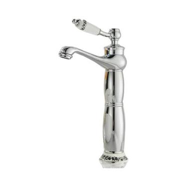 Imagem de Torneira Vintage De Cobre Para Lavatório Moderna Com Furo Único Para B