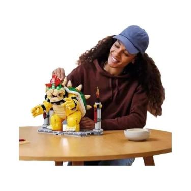 Imagem de Blocos De Montar Do Modelo Bowser 2807PCS Compatíveis Com 71411 Figura