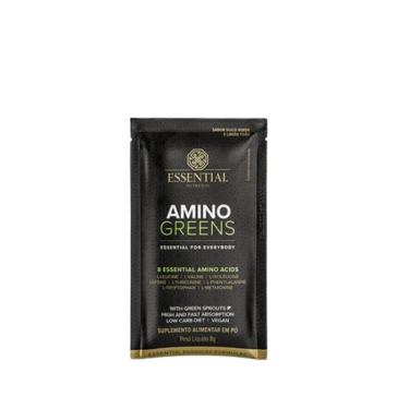 Imagem de Amino Greens Amoniácidos Sachê Essential Nutrition 8g