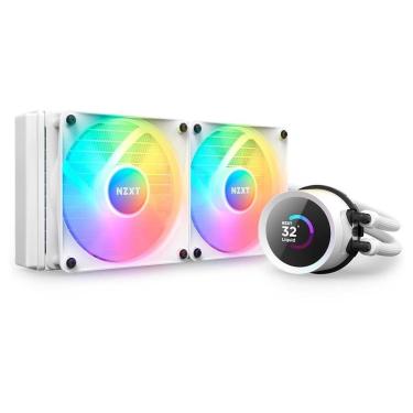 Imagem de Water Cooler NZXT Kraken 240 RGB, 240mm, AMD/Intel, Branco - RL-KR240-W1-Unissex