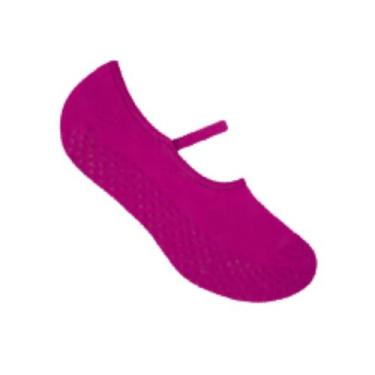 Imagem de Meia Sapatilha Pilates Antiderrapante com Viés Selene 7850, 34-39, Ros