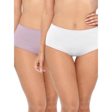 Imagem de Kit/2 calcinha love secret 819.304, Branco, Rosa, G