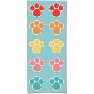 Imagem de Adesivos Decorados Páscoa Patinha Redondos com 30 Unidades - Packpel